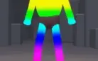 Conta de Roblox com skin colorida