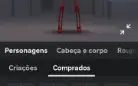 Conta de Roblox com skin colorida