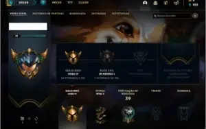 Conta ouro 4 baratinha com 5 skins e 26 champs