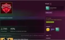 Conta Steam RARA CSGO Prime 18 ANOS