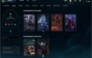 Conta League of Legends Ouro 3