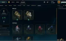 Conta Unrankead S7/S8 Altas Skins