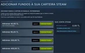 TROCO A REGIÃO DA SUA STEAM PARA TURQUIA