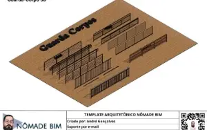 Template Arquitetônico REVIT + Biblioteca de Famílias 23GB