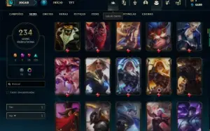 Conta prata 2 com TODOS os champs e 234 Skins ( MAIN ADC )
