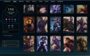 Conta League of Legends - Lv 147