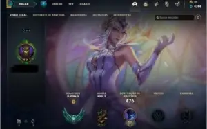 CONTA LOL 268 SKINS PLATINA MMR ALTÍSSIMO