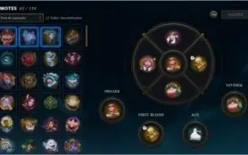CONTA LOL 268 SKINS PLATINA MMR ALTÍSSIMO