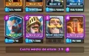 CONTA DE CLASH ROYALE MUITAS LENDARIAS NV 12