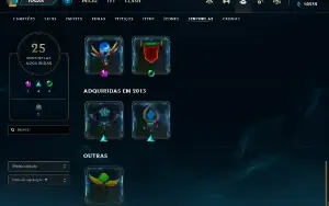 CONTA LEAGUE OF LEGENDS DE 2012