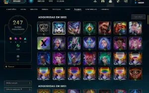 CONTA LEAGUE OF LEGENDS DE 2012