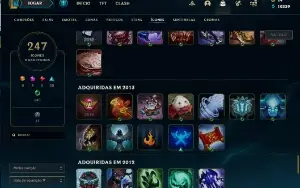 CONTA LEAGUE OF LEGENDS DE 2012