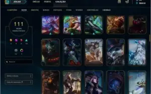 Conta DIAMANTE 5 - 111 Skins