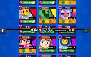 Conta Brawl Star 23k 40 brawlers, todos passes e 266 gemas