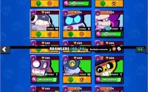 Conta Brawl Star 23k 40 brawlers, todos passes e 266 gemas