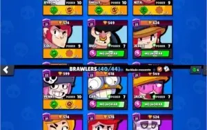 Conta Brawl Star 23k 40 brawlers, todos passes e 266 gemas