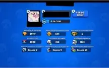Conta Brawl Star 23k 40 brawlers, todos passes e 266 gemas