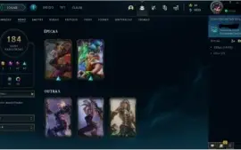 🔥CONTA DE LOL🔥 188 SKINS🔥 GOLD+ 2 gemas🔥