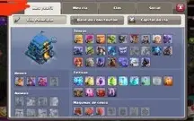 Conta Clash of clans CV 12 quase full