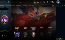 Conta League of Legends Platina 1 Poucos Jogos