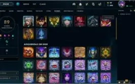 Conta League of Legends Platina 1 Poucos Jogos