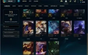 Conta ouro 2 com 4 skins e 23 champs