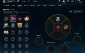 Conta ouro 2 com 4 skins e 23 champs