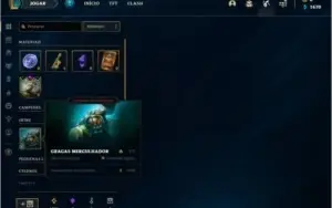 Conta ouro 2 com 4 skins e 23 champs