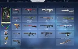 CONTA VALORANT PLAT 1 (mais de 1200 em skins)