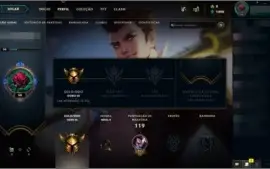 Conta Gold III - League of Legends [Nv 56 - 8 Skins]