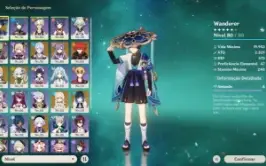 GENSHIN IMPACT - AR56, 8T5⭐Scaramouche + Bis, Yelan, Nahida.