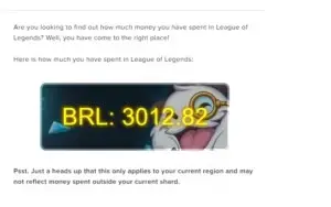 Conta League of Legends +325 skins!