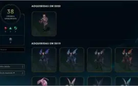 Conta League of Legends +325 skins!