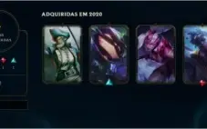 Conta unranked level 45, 4 skins 34 champs
