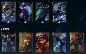 Conta League of Legends Full Acesso - 119 Champs e 52 Skins