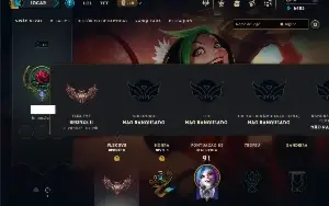 Unranked com 35 Champs e 8 Skins