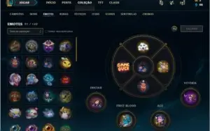 Conta LOL Plat 4/254 skins