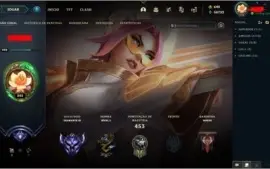 Conta de league of legends, 822 skins,16 skins prestígios