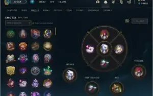 Conta de league of legends, 822 skins,16 skins prestígios