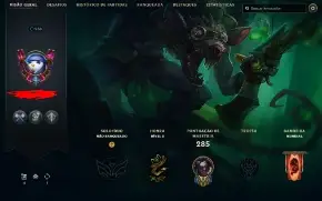 Conta Valorant + LOL unranked com skins