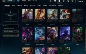 Conta ouro 4 com 24 Champs e 2 Skins