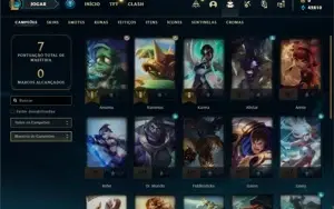 Conta ouro 4 com 24 Champs e 2 Skins