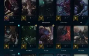 LvL 51 - 42 campeões - 6 Skins - 1050 Rps - 9.000 EA - 6000