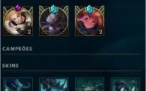 CONTA DIAMANTE I - LEAGUE OF LEGENDS