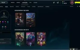 ACC LOL 30 (UNRANKED), SKINS BOAS, CHAMPS E 46K DE EA