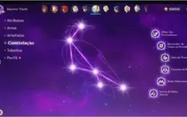 Conta genshin impact Ar 49, Diluc, Childe, albedo E mona