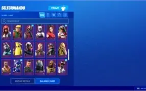 Conta fortnite Da temporada 4 Até 1° temporada capitulo 2