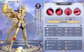 Conta Saint Seiya Awakening A-94 LVL 64