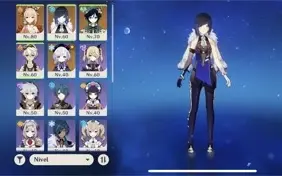 Ar43. Yelan + Aqua, Yoimiya, Venti e Qiqi