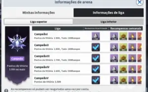 Black Clover M - Ranque 24, Liga Superior No Pvp